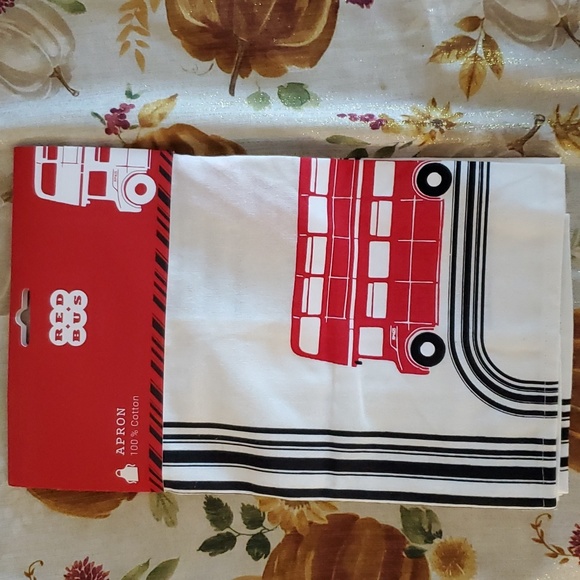 Red Bus Apron - Picture 1 of 2